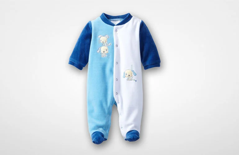 Baby Clothing Set Full Sleeve Jhabla for New Born T-shirt Pajama Set –  White Mushroom Print – Babywish